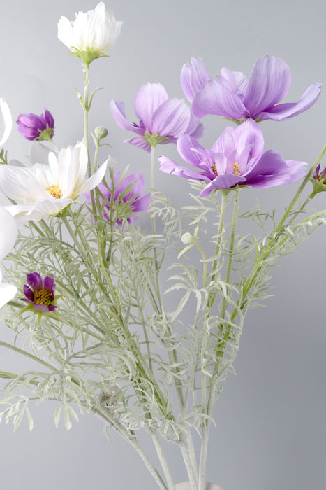Bulk AM Basics Silk Artificial Flowers Cosmos Spray Stems Faux Daisy Wildflowers Wholesale