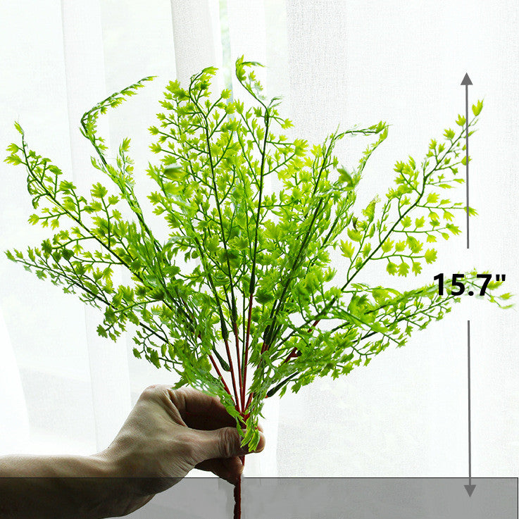 Plantes vertes artificielles en vrac Fougères Buissons Collection Décoration paysagère Vente en gros 