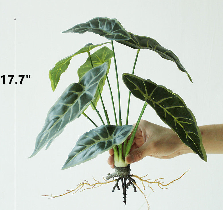 Plantes vertes artificielles en vrac Fougères Buissons Collection Décoration paysagère Vente en gros 