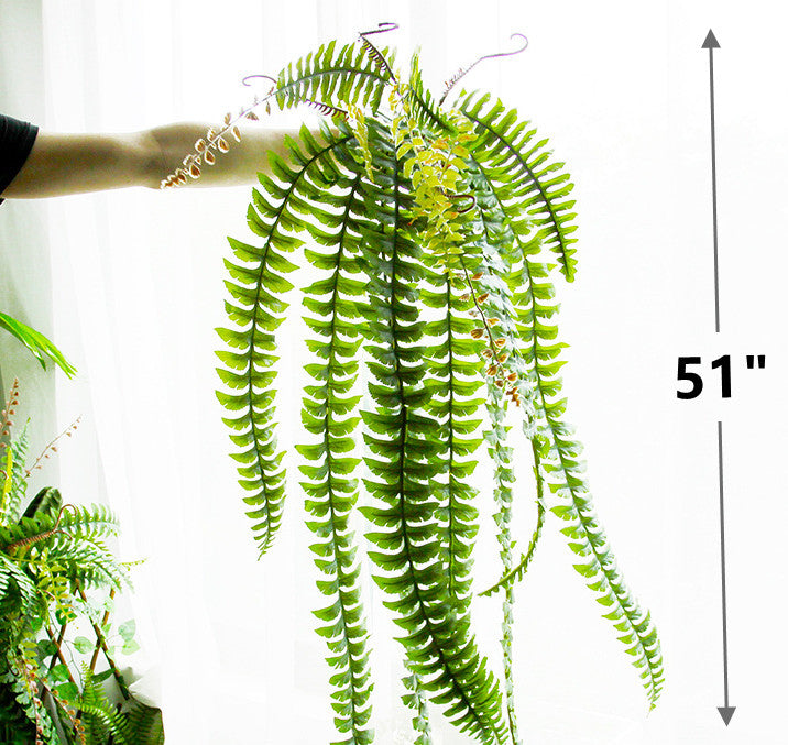 Plantes vertes artificielles en vrac Fougères Buissons Collection Décoration paysagère Vente en gros 