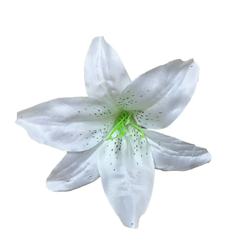 Lot de 50 têtes de lys tigrés en soie de 5,5 pouces en gros 