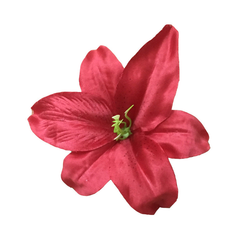 Lot de 50 têtes de lys tigrés en soie de 5,5 pouces en gros 