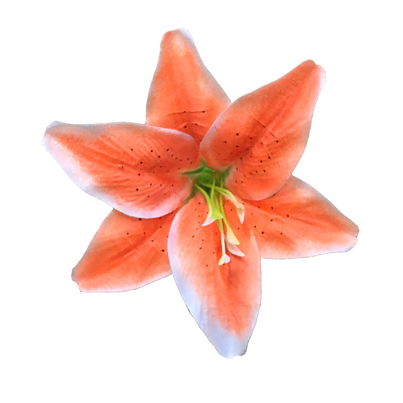 Lot de 50 têtes de lys tigrés en soie de 5,5 pouces en gros 