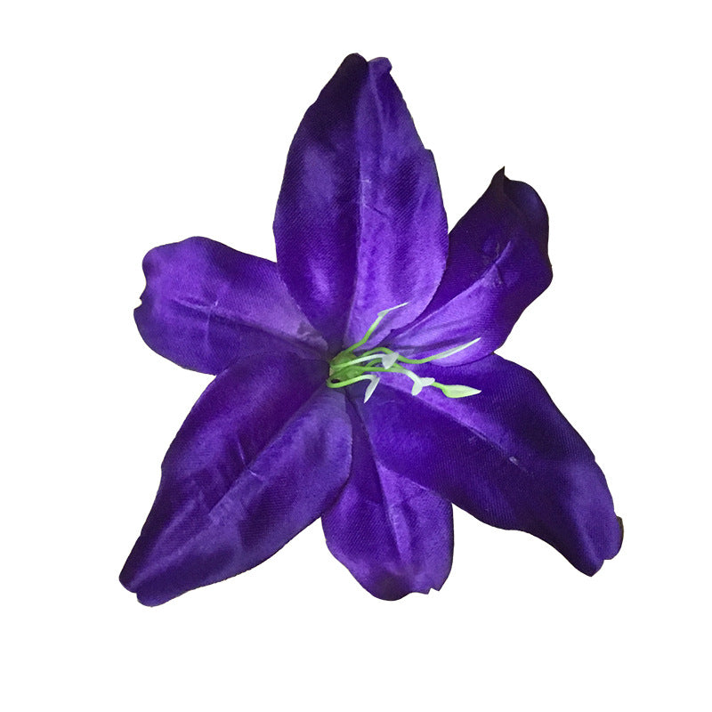 Lot de 50 têtes de lys tigrés en soie de 5,5 pouces en gros 