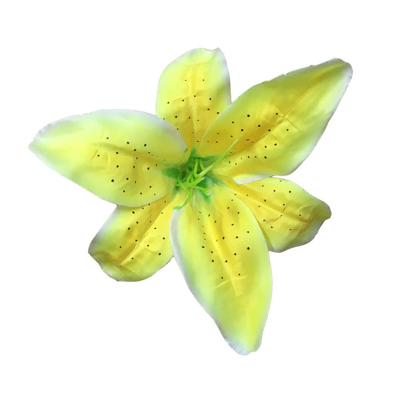 Lot de 50 têtes de lys tigrés en soie de 5,5 pouces en gros 