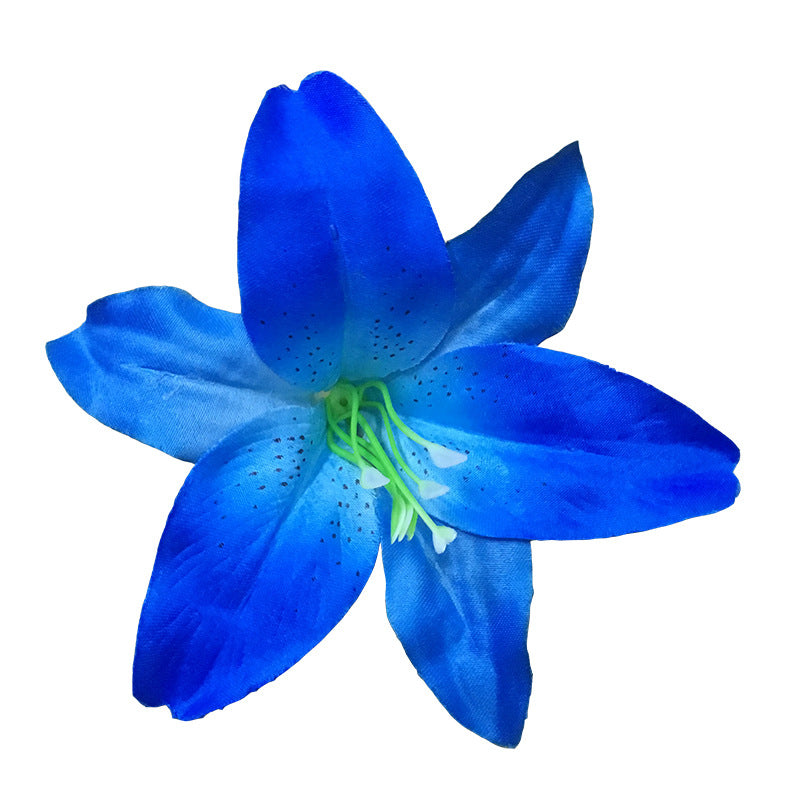 Lot de 50 têtes de lys tigrés en soie de 5,5 pouces en gros 