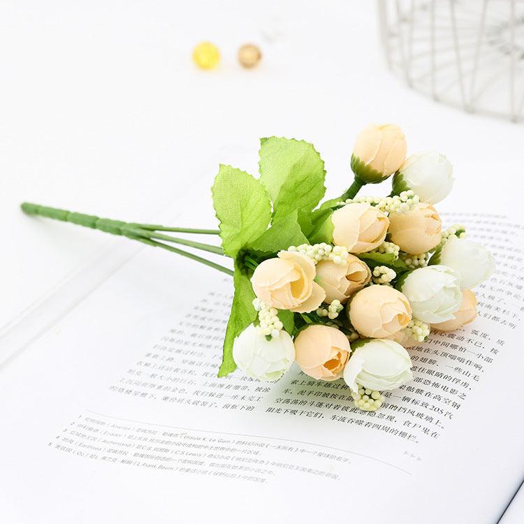 1 Bush 9 Inch Artificial Peony Silk Flowers Bouquet - Artificialmerch