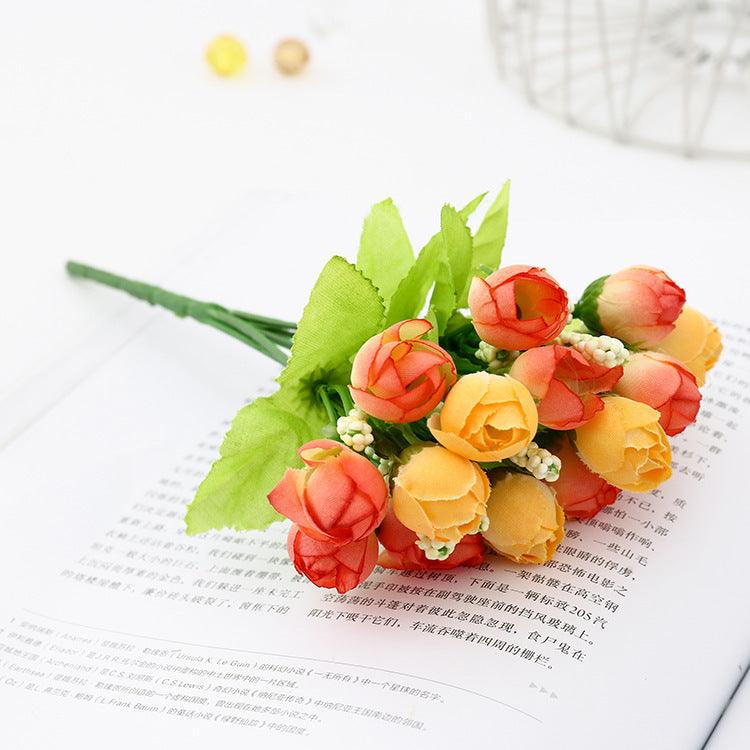 1 Bush 9 Inch Artificial Peony Silk Flowers Bouquet - Artificialmerch