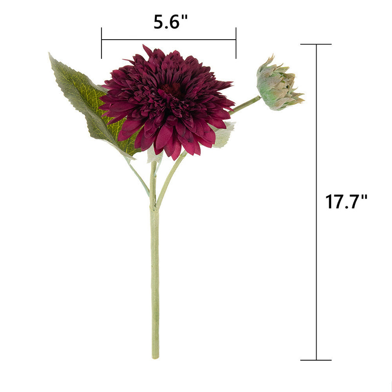 Flores Artificiales De Tallo De Seda De Girasol al por mayor