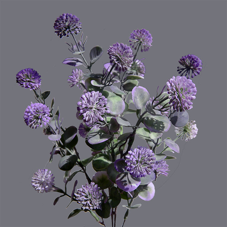 Arrangement de fleurs artificielles en boule de Gomphrena de 14 po en vrac