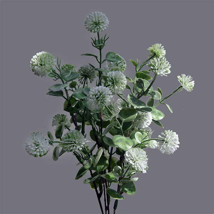 Arrangement de fleurs artificielles en boule de Gomphrena de 14 po en vrac