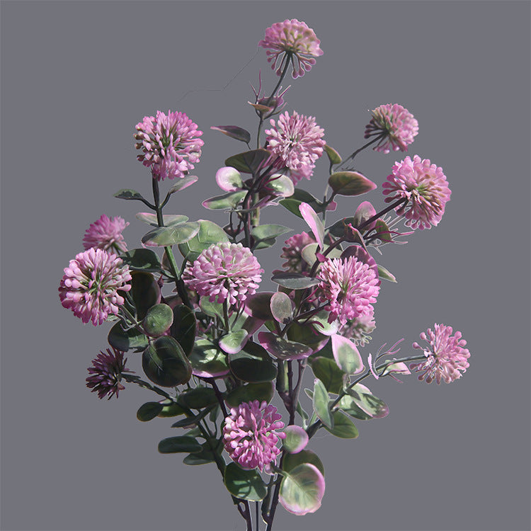 Arrangement de fleurs artificielles en boule de Gomphrena de 14 po en vrac
