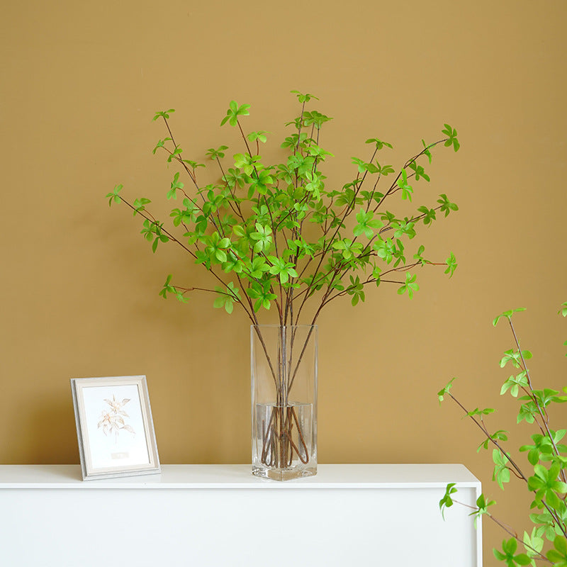 Tiges de verdure artificielles en vrac Branches vertes en vrac en gros 