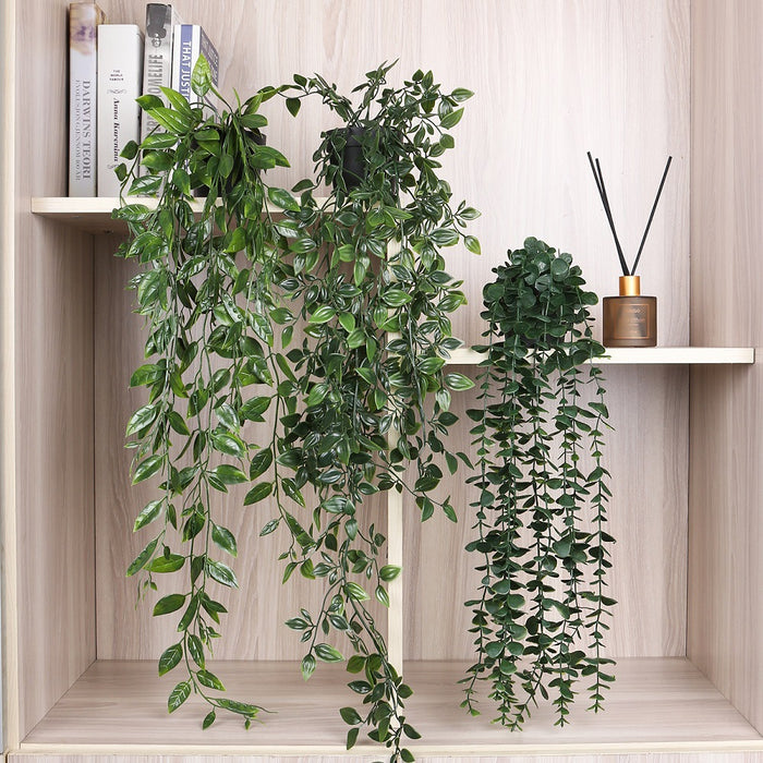 Bulk Artificial Hanging Plants UV Resistant in Pots Wholesale