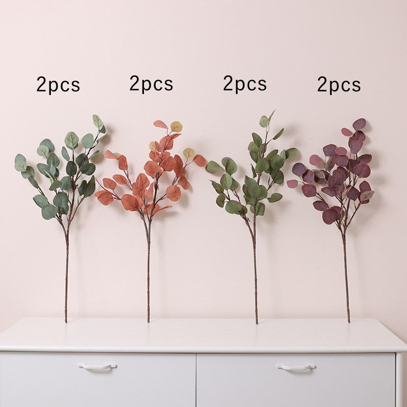 Bouquet d'eucalyptus artificiel d'automne en vrac de 8 pièces de 26 pouces en gros 