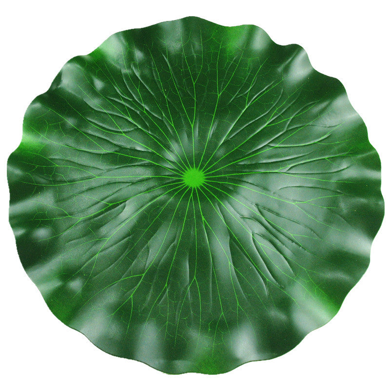 Feuilles de nénuphar artificielles en vrac pour étangs Feuilles artificielles pour l'extérieur Vente en gros 