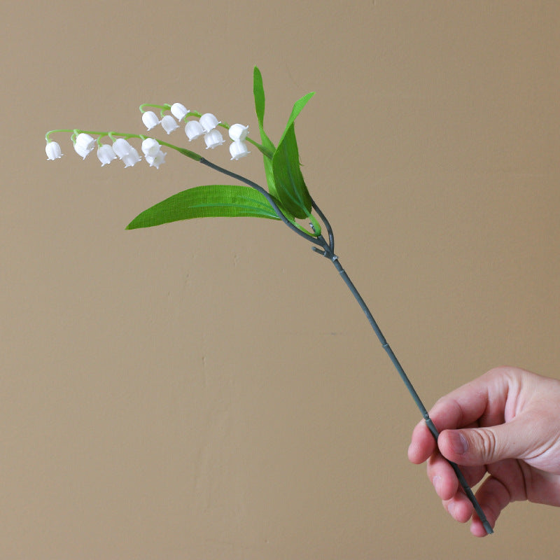 Bouquet de muguet artificiel en vrac, 15 pièces, fleurs de naissance de mai, vente en gros