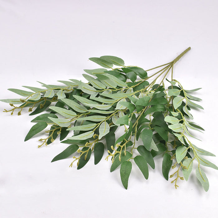 Ramas de hojas de olivo artificiales 