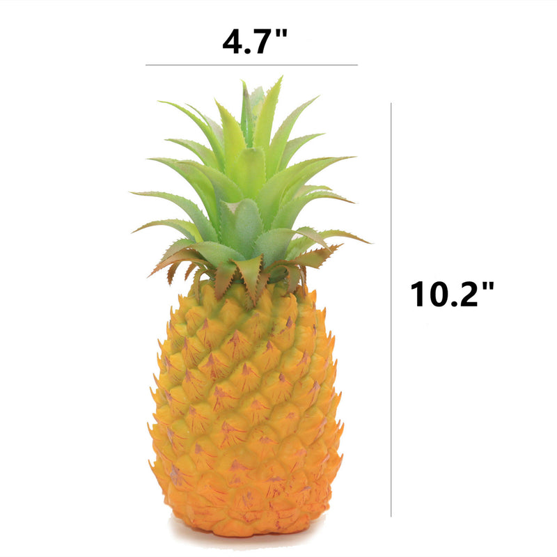 Fruits artificiels en vrac Décoration d'ananas en gros 