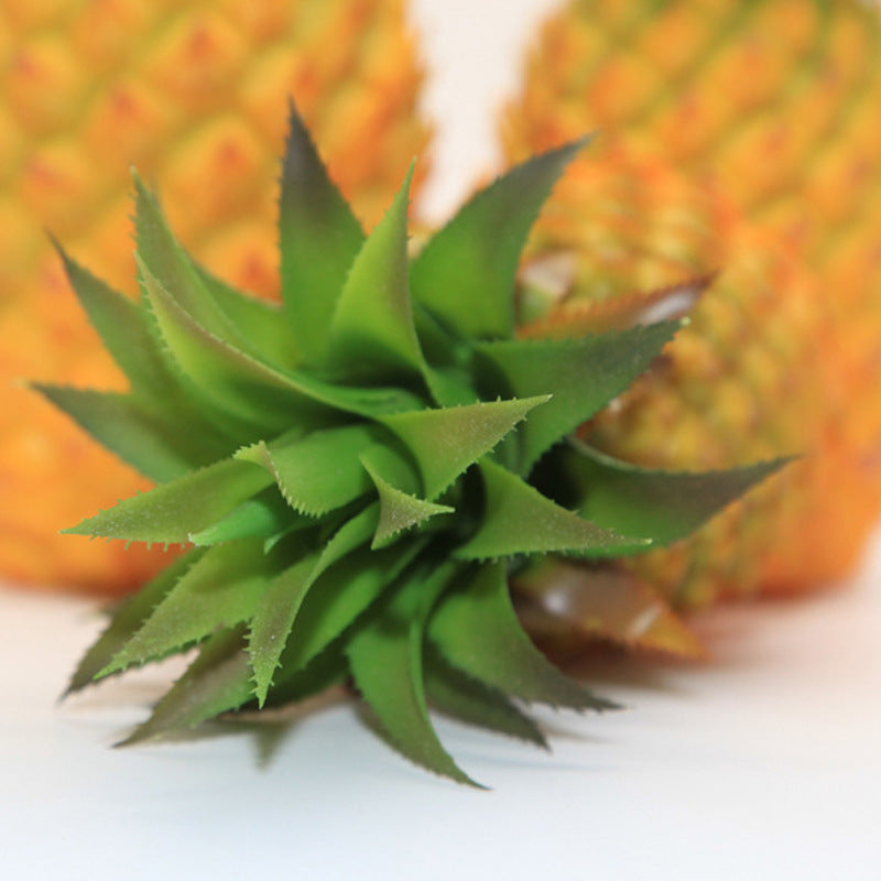 Fruits artificiels en vrac Décoration d'ananas en gros 