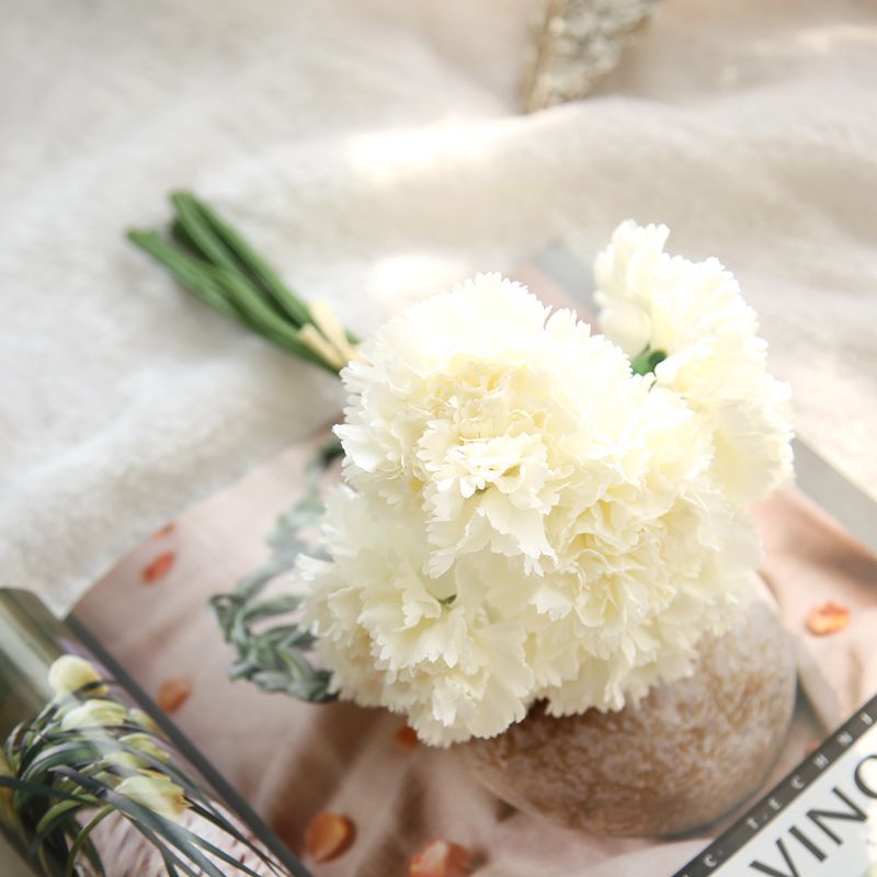 Bulk 10" Carnations Bouquet Floral Bouquet Artificial Flower Wholesale