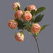 1 Branch Artificial Rose Buds with Long Stems - Artificialmerch