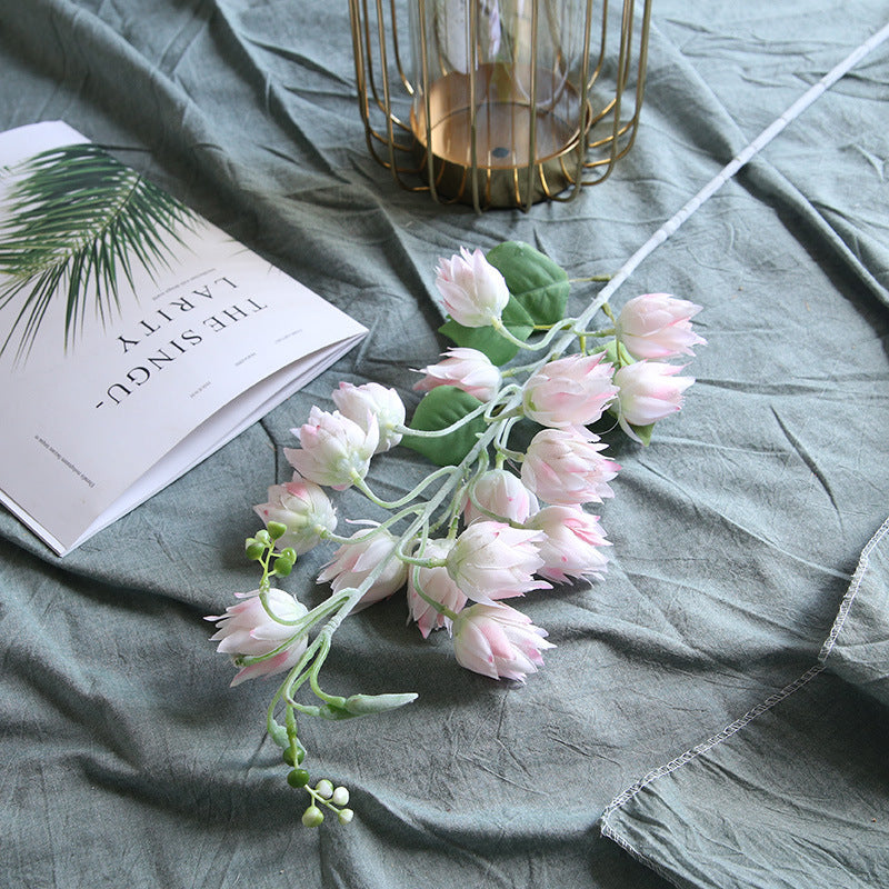 Bulk Artificial Yucca Flowers Blossoms Silk Flowers 33 Inch Wholesale