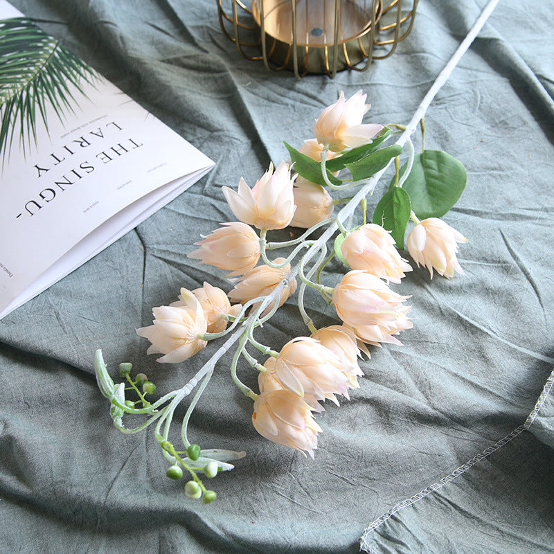 Bulk Artificial Yucca Flowers Blossoms Silk Flowers 33 Inch Wholesale