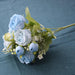 1 Bush 12 Inch Artificial Flowers Peony Wedding Bouquet - Artificialmerch