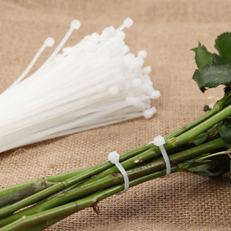 Bulk 500Pcs Cable Ties Nylon Self Locking Zip Ties Bulk with Curved Tip Wholesale