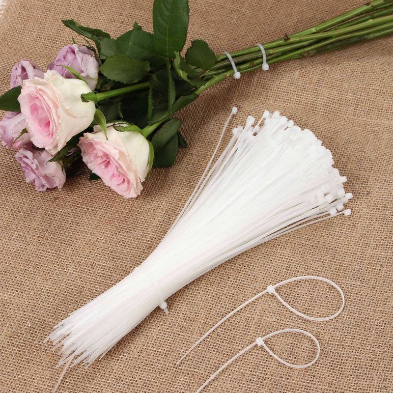 Bulk 500Pcs Cable Ties Nylon Self Locking Zip Ties Bulk with Curved Tip Wholesale