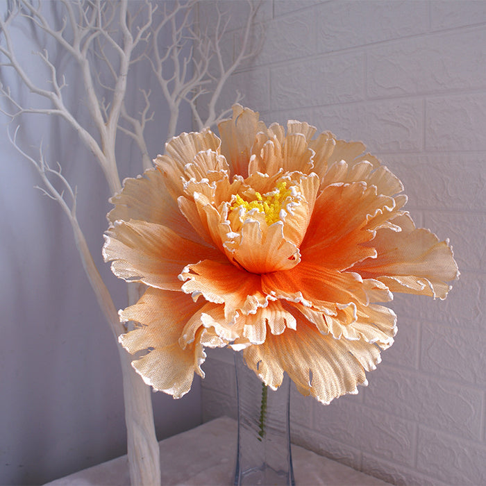 Bulk Extra Size Peony Yarns Flower Head Giant Flowers Photo Mall Prop Wholesale