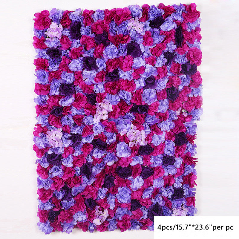 Bulk 4Pcs Artificial Flowers Backdrop Wall Decor Wholesale