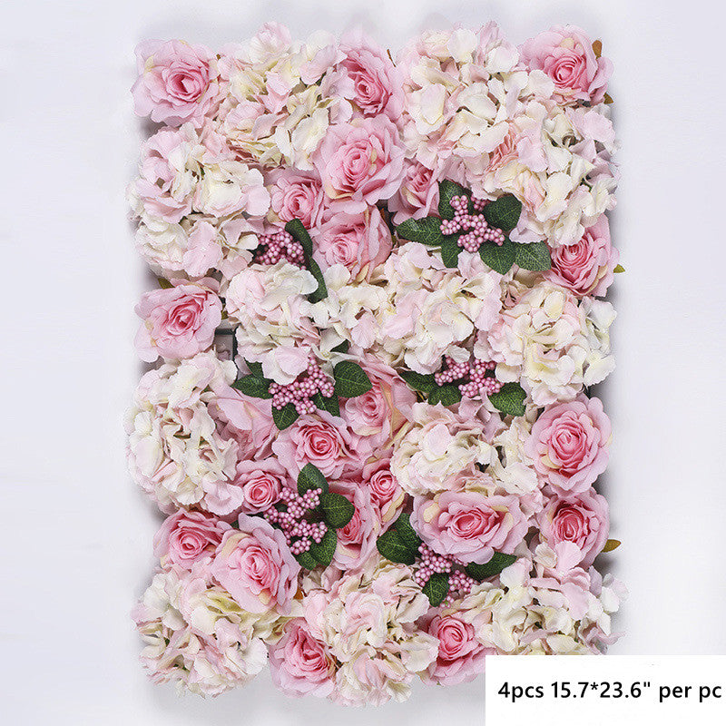 Bulk 4Pcs Artificial Flowers Backdrop Wall Decor Wholesale