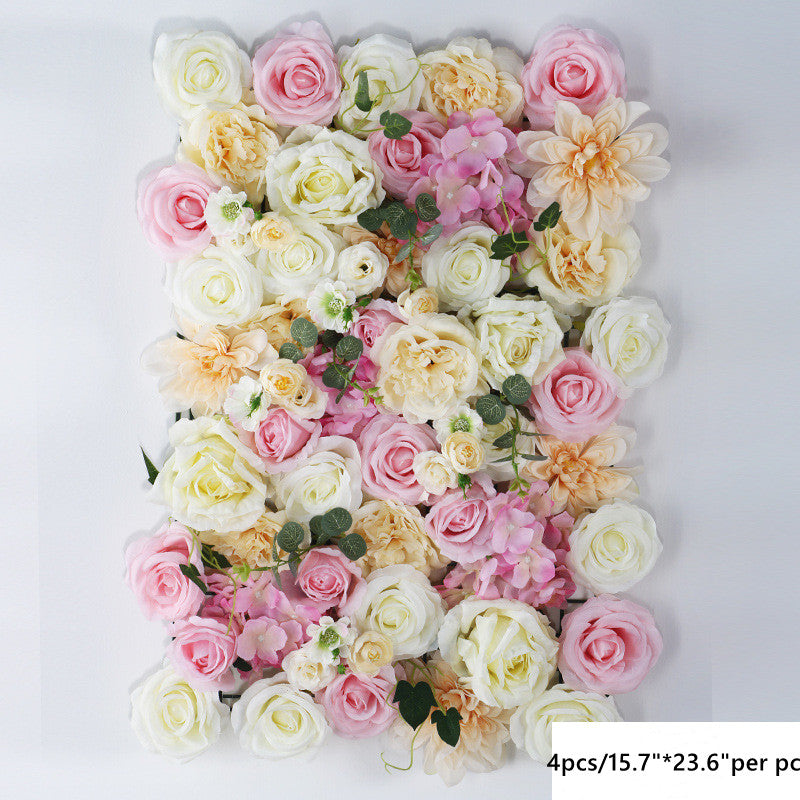 Bulk 4Pcs Artificial Flowers Backdrop Wall Decor Wholesale