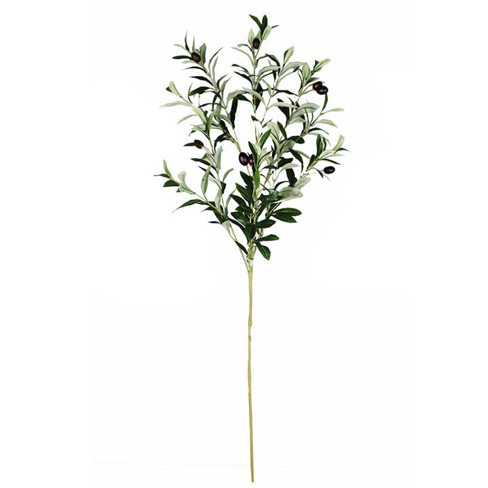 Bulk 41" Long Olive Branch Stems with Fruits Greenery Plants Artificial Wholesale