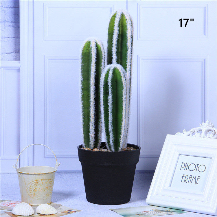 Bulk Artificial Plants Cactus Artificial Cactus Decor in Pot Wholesale