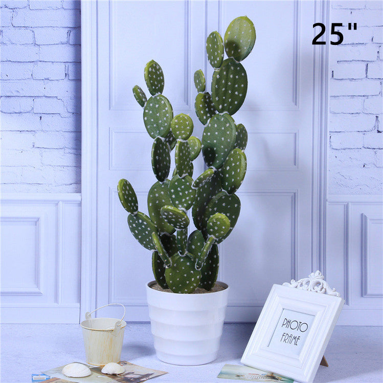 Bulk Artificial Plants Cactus Artificial Cactus Decor in Pot Wholesale