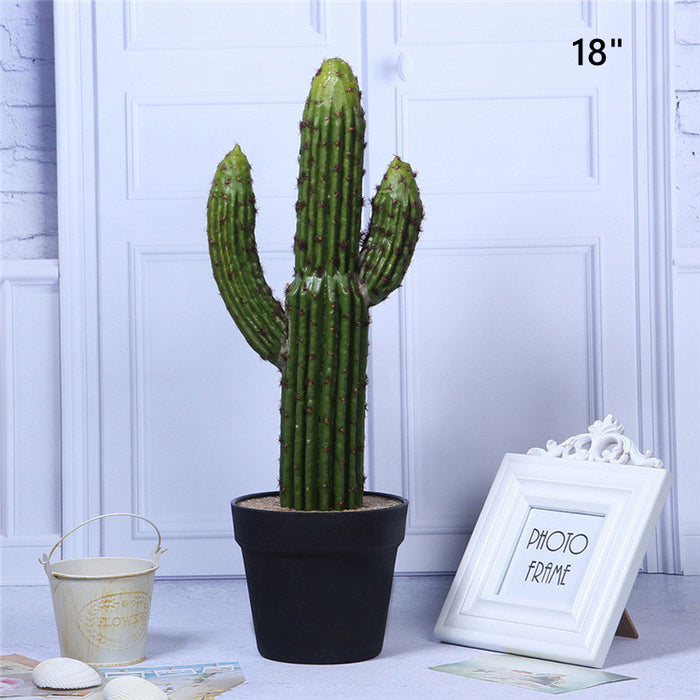 Bulk Artificial Plants Cactus Artificial Cactus Decor in Pot Wholesale
