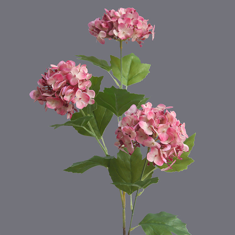Bulk 26" Long Stem Hydrangea Stems Spray Branches Flower Real Touch Lifelike Arrangement  Wholesale
