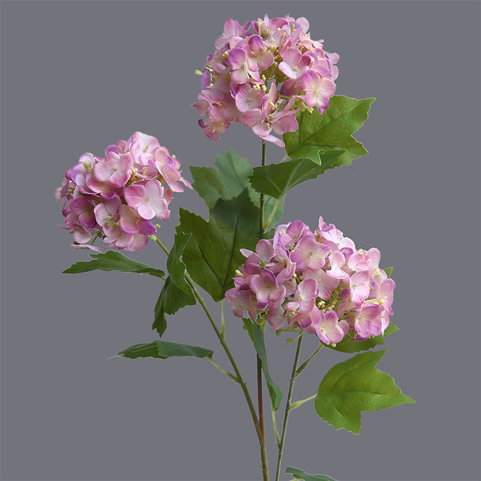 Bulk 26" Long Stem Hydrangea Stems Spray Branches Flower Real Touch Lifelike Arrangement  Wholesale