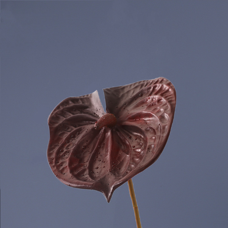 Bulk 27" Anthurium Stem Tropical Flowers UV Resistant Artificial Wholesale