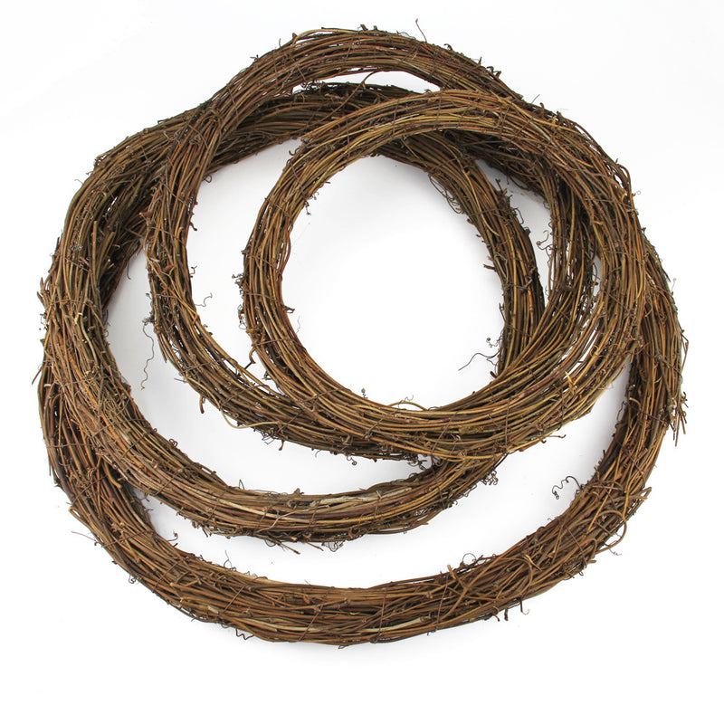Bulk Plain Grapevine Wreaths Rattan Wreath Garland for DIY Wholesale