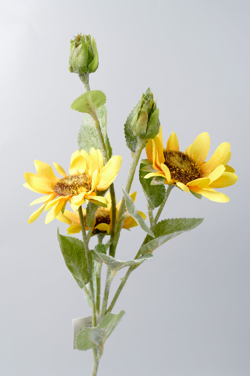 Fleurs artificielles en soie de tournesol en vrac AM Basics 24 pouces en gros