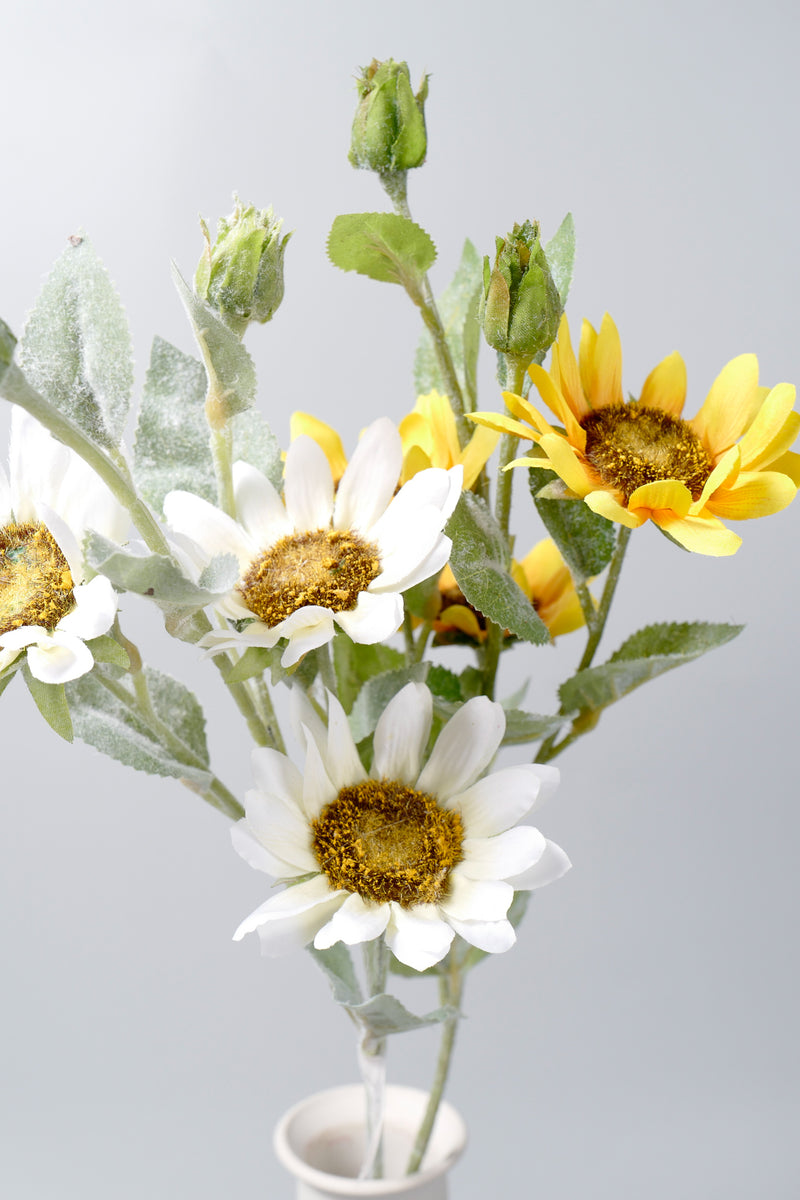 Fleurs artificielles en soie de tournesol en vrac AM Basics 24 pouces en gros