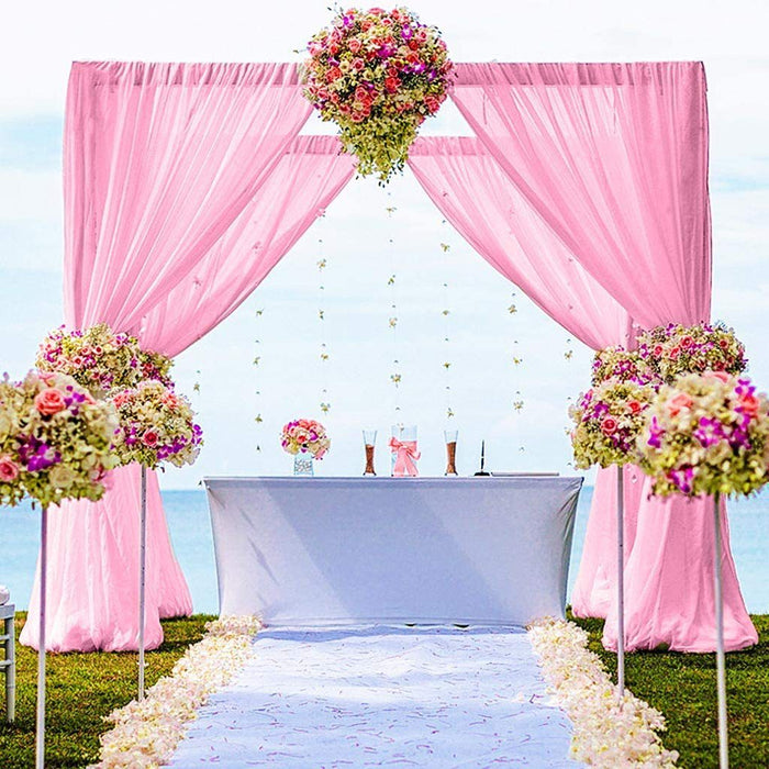 Corredores de mesa de gasa clásicos de 9 colores a granel para bodas al por mayor 